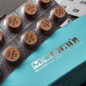 日本【Moori SST皮頭(單顆價)】-選手張榮麟代言-撞球桿皮頭