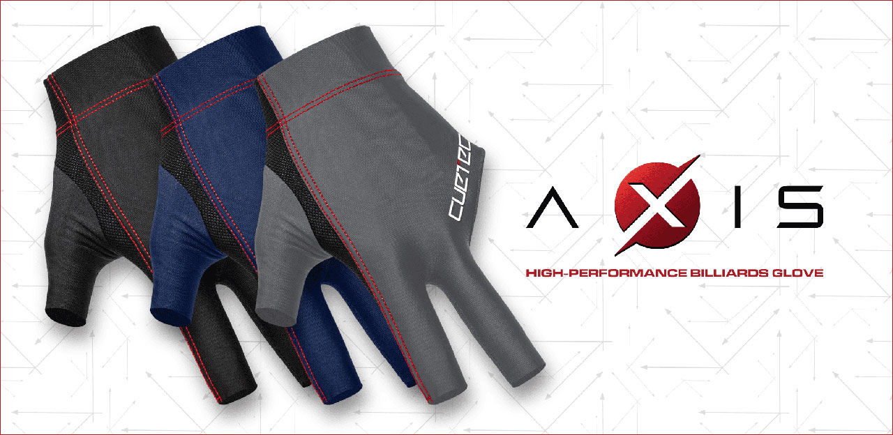 新色幽靈灰【CUETEC-Axis全新露指手套】震撼登場-撞球手套(分左右手戴)