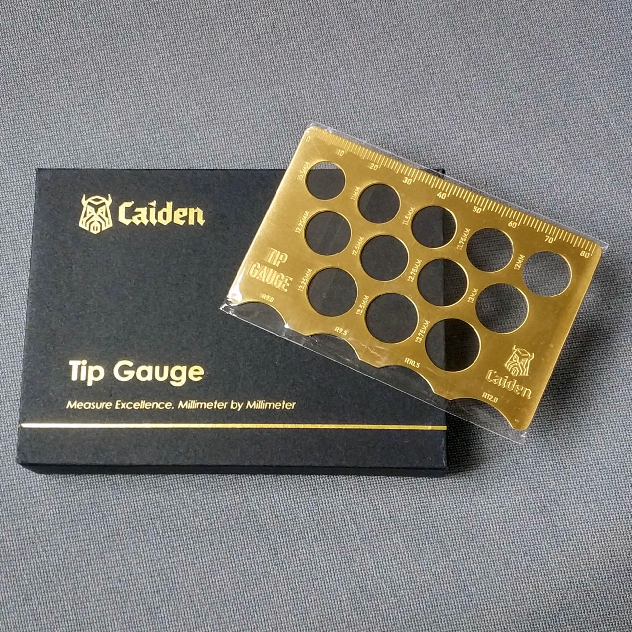 【鎧盾-皮頭測量器】Caiden Tip Gauge-弧度測量-粗度測量