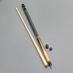 限量【SIMA-4 (捲曲楓木4插角黑檀)】14牙-美國手工撞球桿-撞球桿