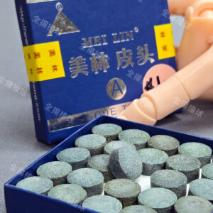 【美林 司諾克 A皮頭-(單顆)】司諾克-12.5mm-撞球桿皮頭-只有一種硬度