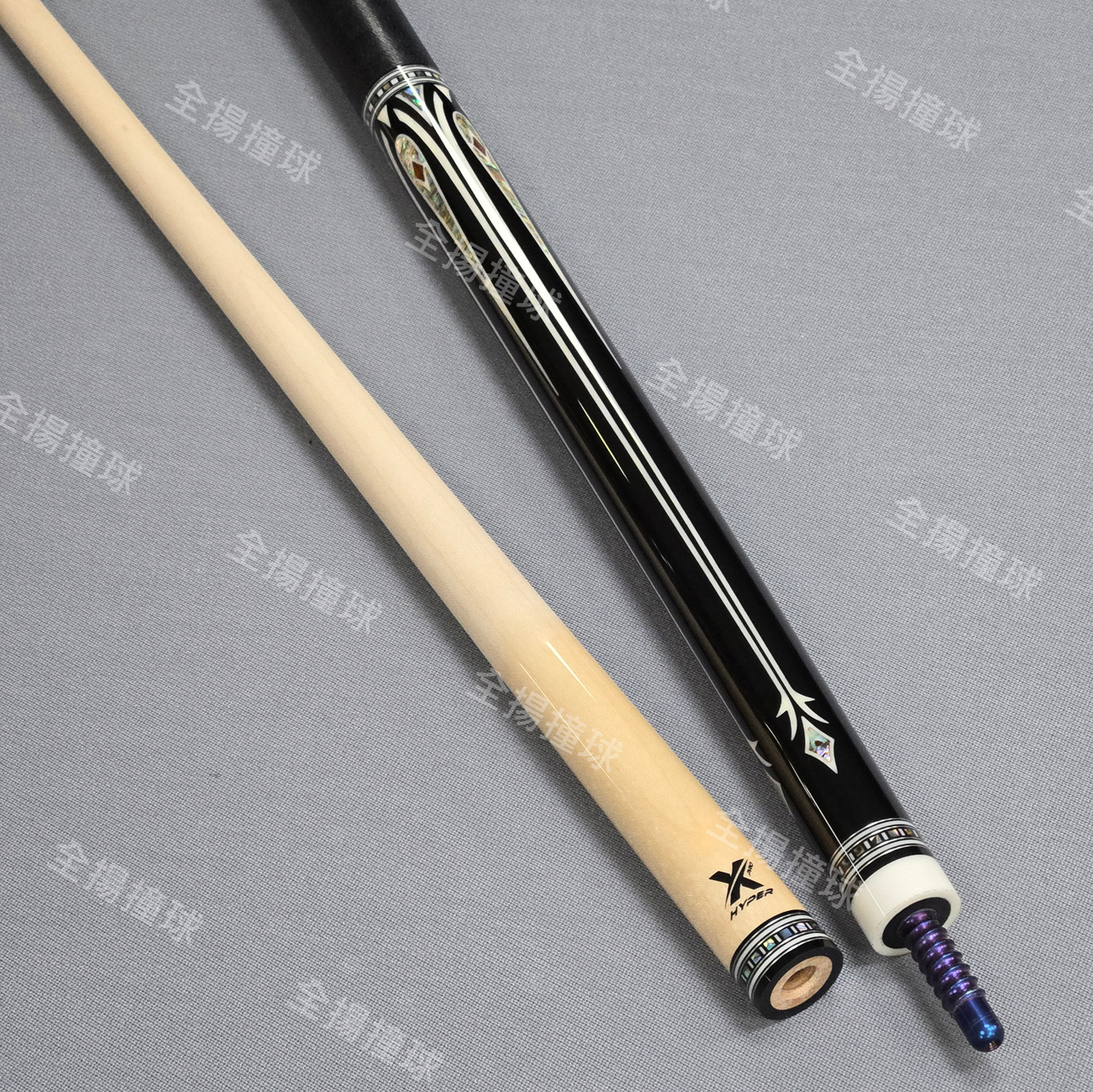 限量HOW 豪桿職業板【PL-03配Hyper X前節】雕刻鑲嵌-線把-8牙-手工撞球