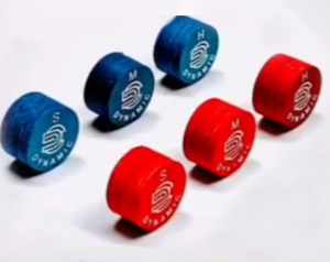 DTNAMIC【戴納米克-撞球桿皮頭 (單顆-紅、藍、黃；3種硬度)】犀利、彈性、抓球、耐用-打桿皮頭