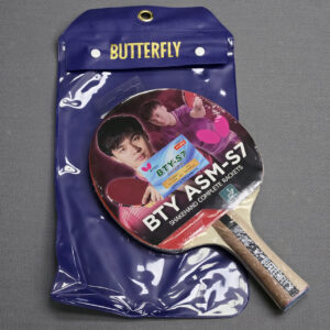 BUTTERFLY蝴蝶牌【新款 BTY-S7 全能型 負手拍】刀板-橫拍-貼皮 負手拍-桌球拍-桌球用品
