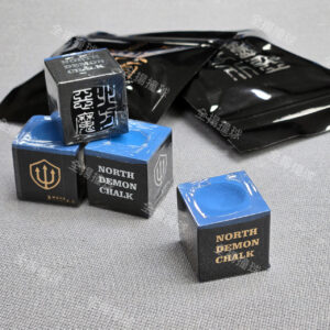 【北方惡魔 巧克 單顆 (金標、銀標)】north demon-巧克粉-台球巧克粉-撞球桿