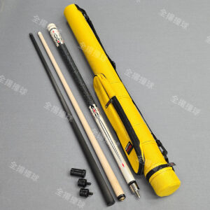 限量【新春 雙前節(白) 特價組 附3孔球桶 撞球桿】18牙-水標桿-線把-撞球桿