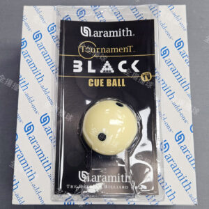 Aramith阿拉密【六點母球-黑】Black Cue Ball-黑點母球-比利時進口