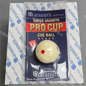 Aramith阿拉密【六點母球-紅】Super Aramith Pro-Cup cue ball-比利時進口
